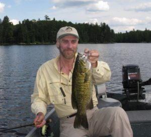 Tim with Smallmouth